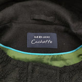 MB lucas cachette エムビールーカスカシェット ウール混 千鳥格子 サイズ02 コート ブラック レディース【中古】5-1226T♪