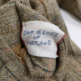 45R/45rpm ギャバ×シェットランドツイードの908リバーシブルコート 定価173000円 24AW ベージュ レディース フォーティーファイブアールピーエム【中古】5-1128T♪