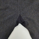 mina perhonen Lewis ウールタックヘリンボーンパンツ sa4311 サイズ38 クロップドパンツ ネイビー レディース ミナペルホネン【中古】5-1206T♪