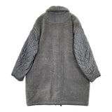 archi CANVAS BOA REVERSIBLE COAT 定価54000円 リバーシブル コート グレー レディース アーキ【中古】5-1211A◎