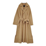 N.O.R.C 910006-9104 リバーウールコート 定価40700円 サイズ3 リボンベルト付き チェスターコート ベージュ レディース ノーク【中古】5-1230A△