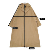 N.O.R.C 910006-9104 リバーウールコート 定価40700円 サイズ3 リボンベルト付き チェスターコート ベージュ レディース ノーク【中古】5-1230A△