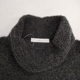 archi BOA FLEECE HIGH NECK PULLOVER 定価25000円 ボア フリース ジャケット チャコールグレー レディース アーキ【中古】6-0101T∞