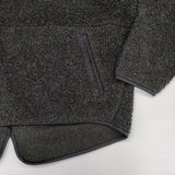 archi BOA FLEECE HIGH NECK PULLOVER 定価25000円 ボア フリース ジャケット チャコールグレー レディース アーキ【中古】6-0101T∞