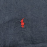 POLO RALPH LAUREN ボタンダウンリネンシャツ BD クラシックフィット サイズS 半袖シャツ ネイビー メンズ ポロ・ラルフローレン【中古】6-0424S♪