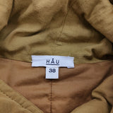 HOWE/CLASKA inner cotton coat 1211-0170 サイズ38 中綿 コート キャメル レディース ハウ/クラスカ【中古】5-1226T♪