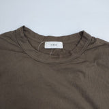 RINEN 製品染め コットン フレンチスリーブ Ｔシャツ カットソー カーキ レディース リネン【中古】6-0613S∞