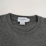 GYMPHLEX J-1158 CH ロゴ刺繍 半袖Ｔシャツ カットソー グレー メンズ ジムフレックス【中古】6-0613S∞