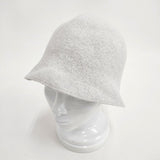 mature ha ウール100％ 無地 帽子 ハット ライトグレー レディース マチュアーハ【中古】5-1206T◎