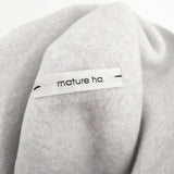 mature ha ウール100％ 無地 帽子 ハット ライトグレー レディース マチュアーハ【中古】5-1206T◎