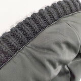 override 耳当て付き ウール アルパカ混 サイズ58cm 帽子 ニットキャップ ブラック レディース オーバーライド【中古】5-1206T◎