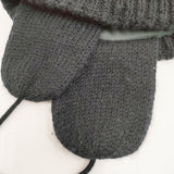 override 耳当て付き ウール アルパカ混 サイズ58cm 帽子 ニットキャップ ブラック レディース オーバーライド【中古】5-1206T◎