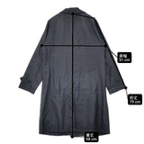 Scye 1216-71025 リネン サイズ38 コート ネイビー レディース サイ【中古】6-0412M∞