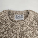 R&D.M.Co- BOA COAT 定価103400円 ノーカラー 日本製 ウール コート ベージュ レディース オールドマンズテーラー【中古】5-1219A△