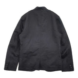 R&D.M.Co- リネンコットン スタンドカラー サイズM ジャケット ブラック レディース オールドマンズテーラー【中古】6-0412M∞