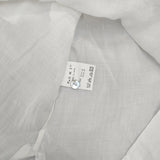 R&D.M.Co- ラミー 刺繍 カットワーク シアー 半袖 ブラウス シャツ ホワイト レディース オールドマンズテーラー【中古】6-0522S♪