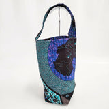 CLOUDY Kitenge Tube Bag チューブバッグ トートバッグ ブルー ブラック パープル レディース クラウディ【中古】6-0225G∞