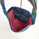 CLOUDY Kitenge Tube Bag チューブバッグ トートバッグ ブルー ブラック パープル レディース クラウディ【中古】6-0225G∞