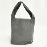 pouto ポウト CANVAS SINGLE TOTE キャンバスシングルトート 定価5500円 PO-006 トートバッグ グレー レディース【中古】5-1128G♪