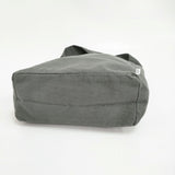 pouto ポウト CANVAS SINGLE TOTE キャンバスシングルトート 定価5500円 PO-006 トートバッグ グレー レディース【中古】5-1128G♪