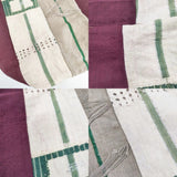 dosa LUNA BAG ルナバッグ 定価49500円 コットンリネン 2way トートバッグ ショルダーバッグ ベージュ ボルドー レディース ドーサ【中古】5-1206G◎