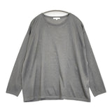 自由区 【洗える】シャイニールレックス ニット サイズ44 定価20020円 KRWRCA0356 シアー ニット グレー レディース 自由区【中古】5-1128M♪