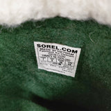 SOREL 未使用品 CARIBOU WP Buff カリブーウォータープルーフ スノーブーツ 24cm 定価24200円 ベージュ ブラック レディース ソレル【中古】5-1128T♪