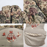 KAPITAL ゴブラン Burger KEELベスト 定価88880円 サイズ2/M 中綿 ベスト ベージュ メンズ キャピタル【中古】5-1128T♪