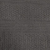 STOF 胸刺繍 切り替え オーバーサイズ 半袖Ｔシャツ カットソー チャコールグレー レディース ストフ【中古】6-0613S∞