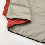 45R/45rpm セーラーダウンベスト サイズ3 フード付き ダウンベスト レッド レディース フォーティーファイブアールピーエム【中古】5-1219T♪