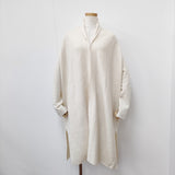 45R/45rpm フロート縮絨のロングカシュクール 羽織り カーディガン 定価53900円 サイズ0 カーディガン オフホワイト レディース フォーティーファイブアールピーエム【中古】5-1211T◎