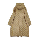 45R/45rpm ナイロンキルトロングパーカー サイズ3 定価33000円 コート ベージュ レディース フォーティーファイブアールピーエム【中古】5-1219T♪