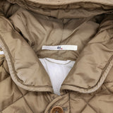 45R/45rpm ナイロンキルトロングパーカー サイズ3 定価33000円 コート ベージュ レディース フォーティーファイブアールピーエム【中古】5-1219T♪