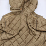 45R/45rpm ナイロンキルトロングパーカー サイズ3 定価33000円 コート ベージュ レディース フォーティーファイブアールピーエム【中古】5-1219T♪