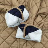 45R/45rpm ナイロンキルトロングパーカー サイズ3 定価33000円 コート ベージュ レディース フォーティーファイブアールピーエム【中古】5-1219T♪