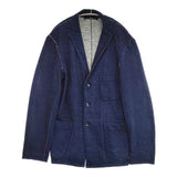 45R/45rpm インディゴ裏毛ジャケット 定価41800円 サイズ3 ジャケット ネイビー メンズ フォーティーファイブアールピーエム【中古】6-0326M∞