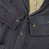 45R/45rpm インディゴ裏毛ジャケット 定価41800円 サイズ3 ジャケット ネイビー メンズ フォーティーファイブアールピーエム【中古】6-0326M∞