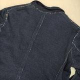 45R/45rpm インディゴ裏毛ジャケット 定価41800円 サイズ3 ジャケット ネイビー メンズ フォーティーファイブアールピーエム【中古】6-0326M∞