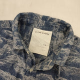 and wander mountain JQ dungaree shirt インディゴ染め AW53-FT033 プルオーバー 長袖シャツ ブルー メンズ アンドワンダー【中古】6-0408M∞