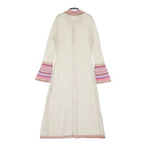 Mame Kurogouchi 襟裾レースマルチパターンニットドレス Multi Pattern Knitted Dress 定価60500円 ワンピース 22SS ベージュ レディース マメクロゴウチ【中古】6-0408M∞