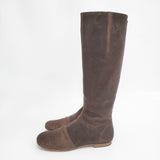 ebagos 22AW OTOME NO JUNJO レザー ロングブーツ サイズ4.5 ブーツ ブラウン レディース エバゴス【中古】5-1217T◎