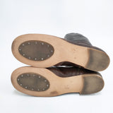 ebagos 22AW OTOME NO JUNJO レザー ロングブーツ サイズ4.5 ブーツ ブラウン レディース エバゴス【中古】5-1217T◎