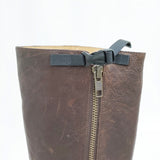 ebagos 22AW OTOME NO JUNJO レザー ロングブーツ サイズ4.5 ブーツ ブラウン レディース エバゴス【中古】5-1217T◎