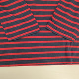 SAINT JAMES モーレ ボーダー 七分袖 T3 Ｔシャツ カットソー レッド ネイビー レディース セントジェームス【中古】6-0412M∞