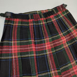 O'NEIL OF DUBLIN キルト ラップ プリーツ チェック スカート レッド グリーン レディース オニールオブダブリン【中古】6-0105T∞