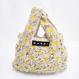MARNI MARNI MARKET フィッシュバッグ トートバッグ キナリ イエロー レディース マルニ【中古】5-1215G◎