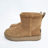 UGG MINI WATERPROOF サイズ23cm ムートン ブーツ ブラウン レディース アグ【中古】5-1217T◎