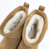 UGG MINI WATERPROOF サイズ23cm ムートン ブーツ ブラウン レディース アグ【中古】5-1217T◎