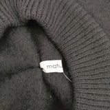 mature ha ウールベレー帽 帽子 ベレー帽 ブラック レディース マチュアーハ【中古】5-1215T◎