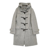 Mackintosh メルトンウール ナイロン 日本製 サイズ40 ダッフルコート ライトグレー レディース マッキントッシュ【中古】5-1214A♪